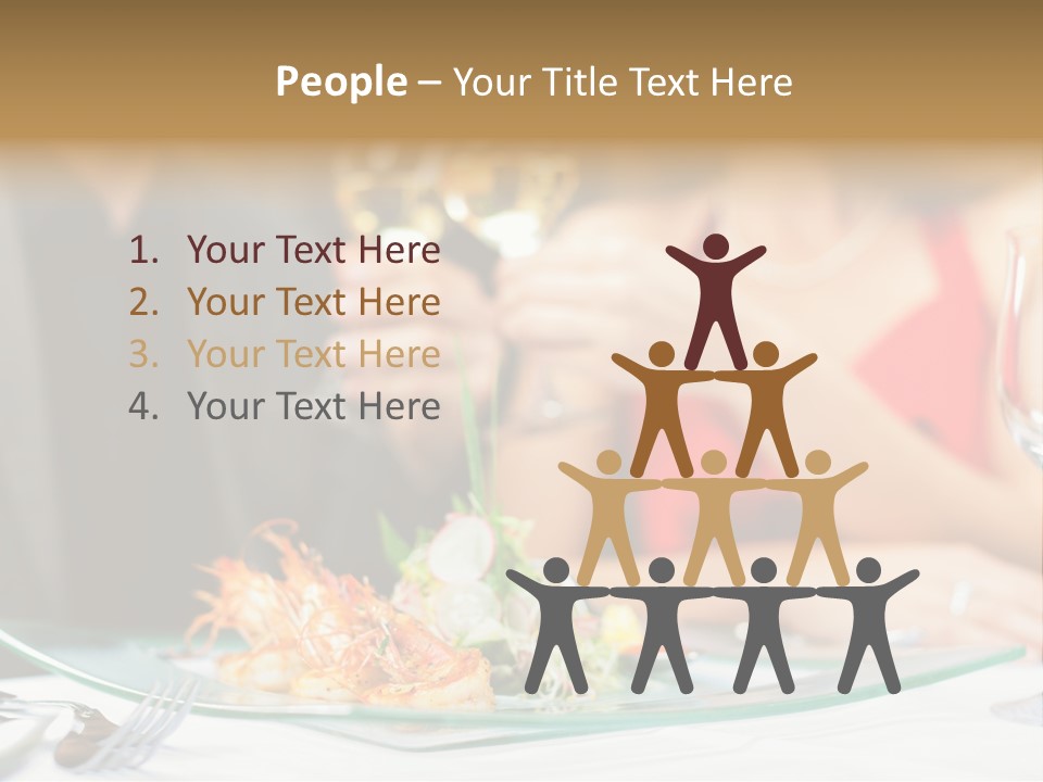 Dish Star Restaurant Gourmet Temple PowerPoint Template