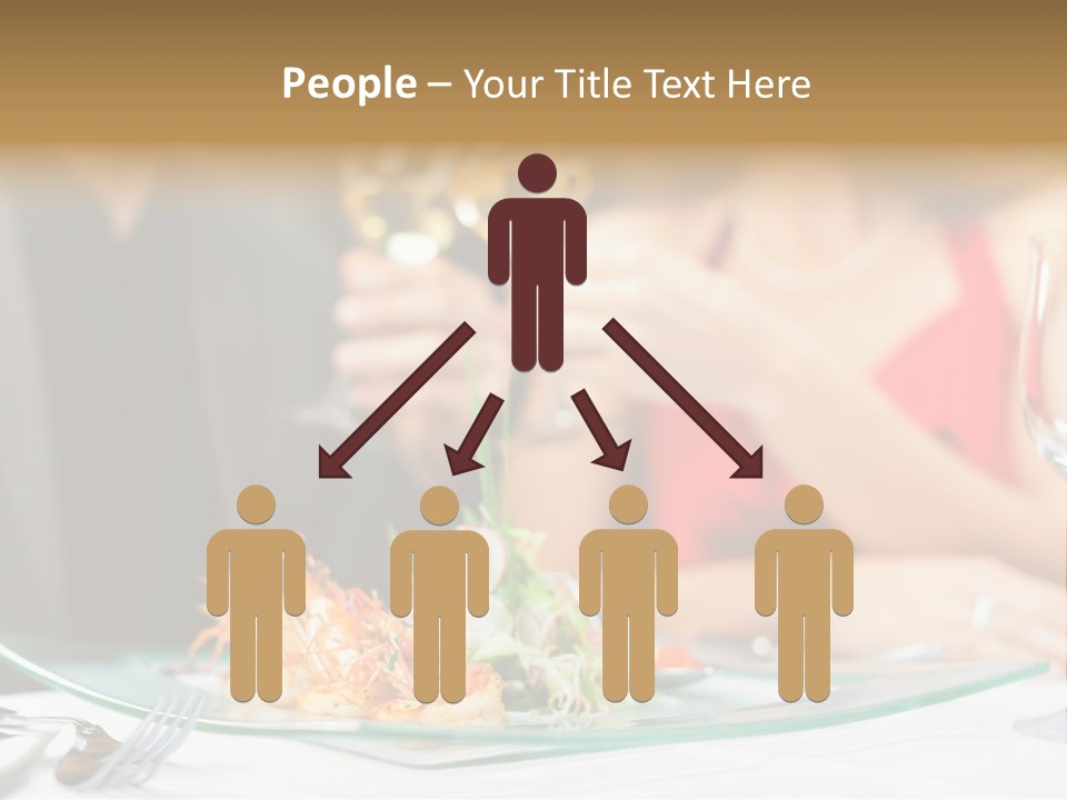 Dish Star Restaurant Gourmet Temple PowerPoint Template