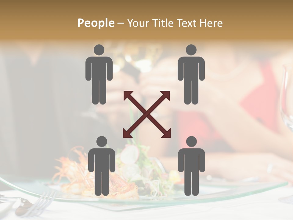 Dish Star Restaurant Gourmet Temple PowerPoint Template