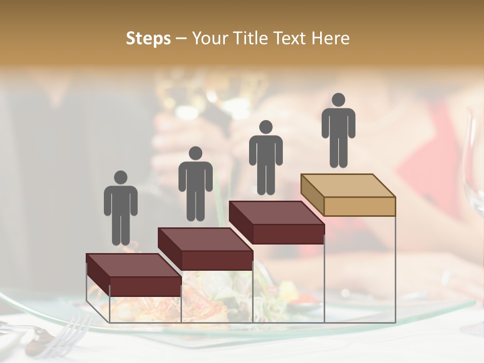 Dish Star Restaurant Gourmet Temple PowerPoint Template
