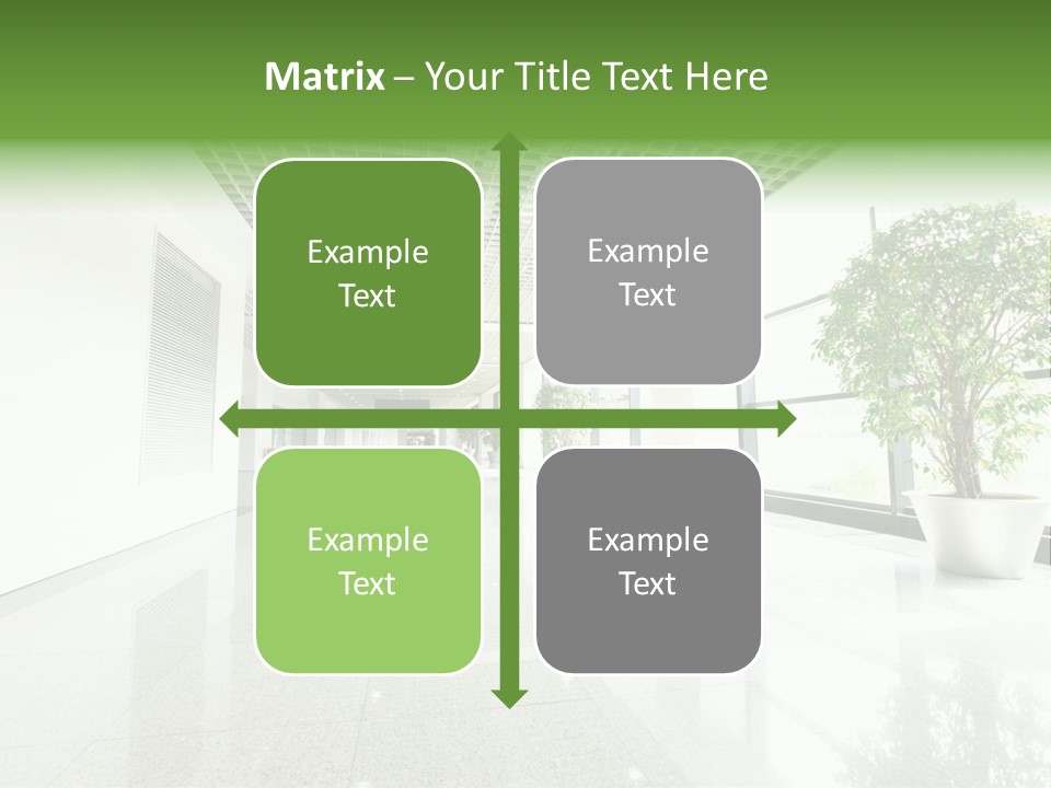 Waiting Empty Perspective PowerPoint Template