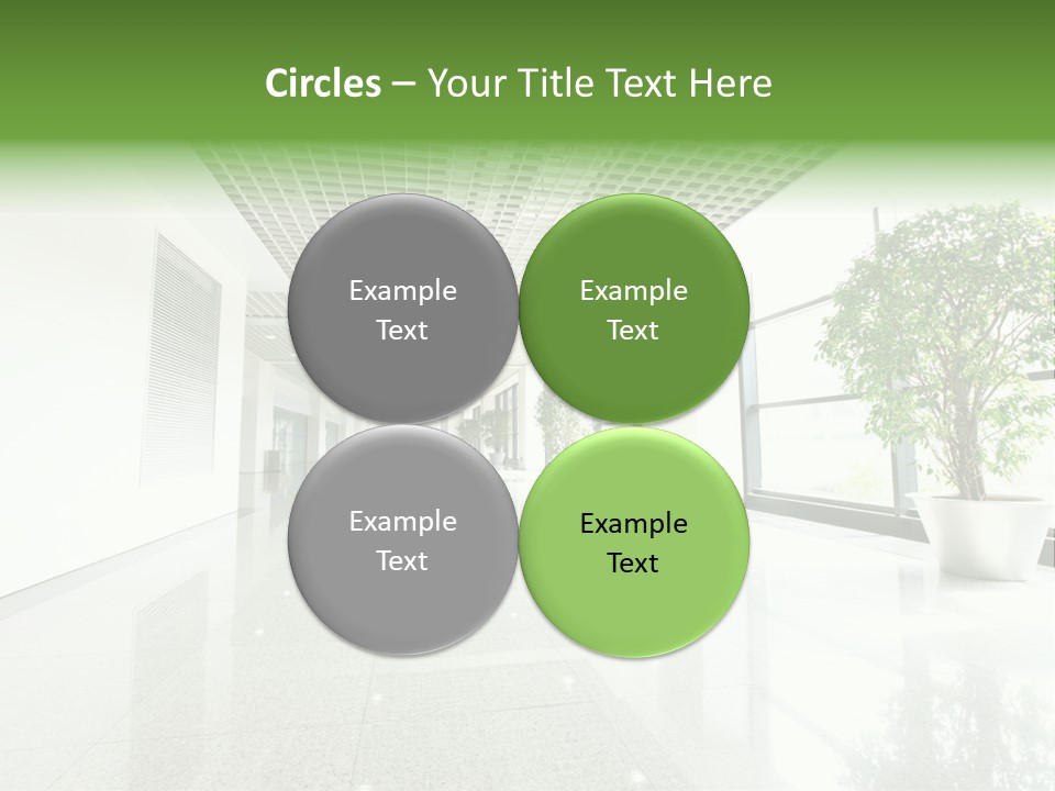 Waiting Empty Perspective PowerPoint Template