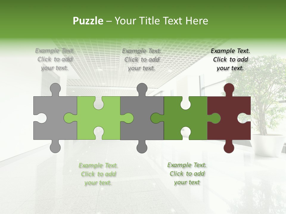 Waiting Empty Perspective PowerPoint Template