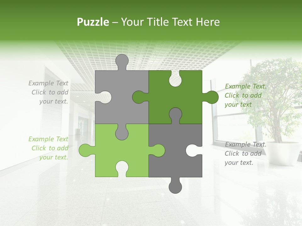 Waiting Empty Perspective PowerPoint Template