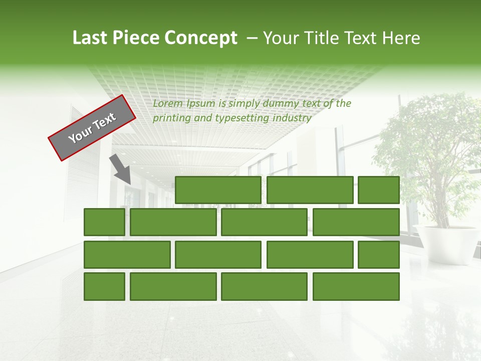 Waiting Empty Perspective PowerPoint Template