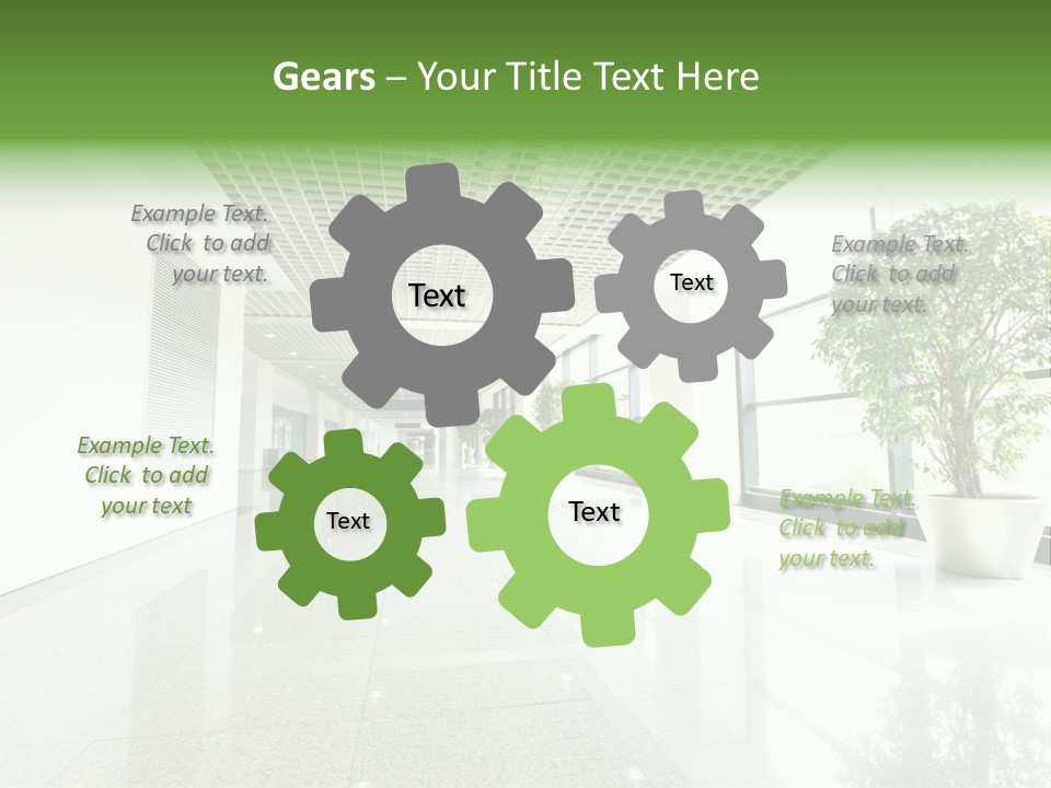 Waiting Empty Perspective PowerPoint Template