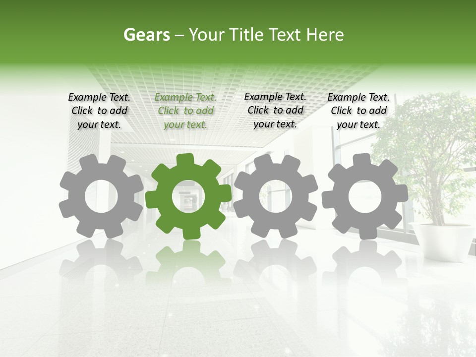 Waiting Empty Perspective PowerPoint Template