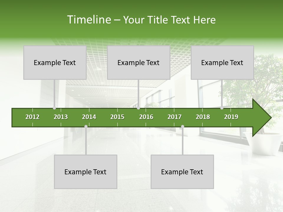 Waiting Empty Perspective PowerPoint Template