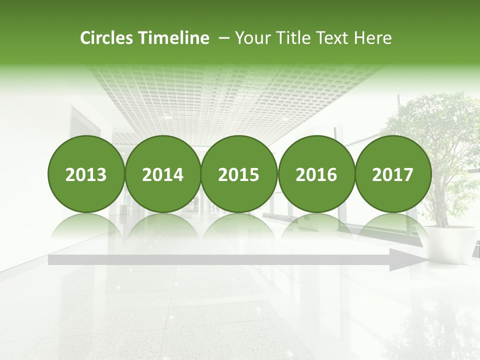 Waiting Empty Perspective PowerPoint Template