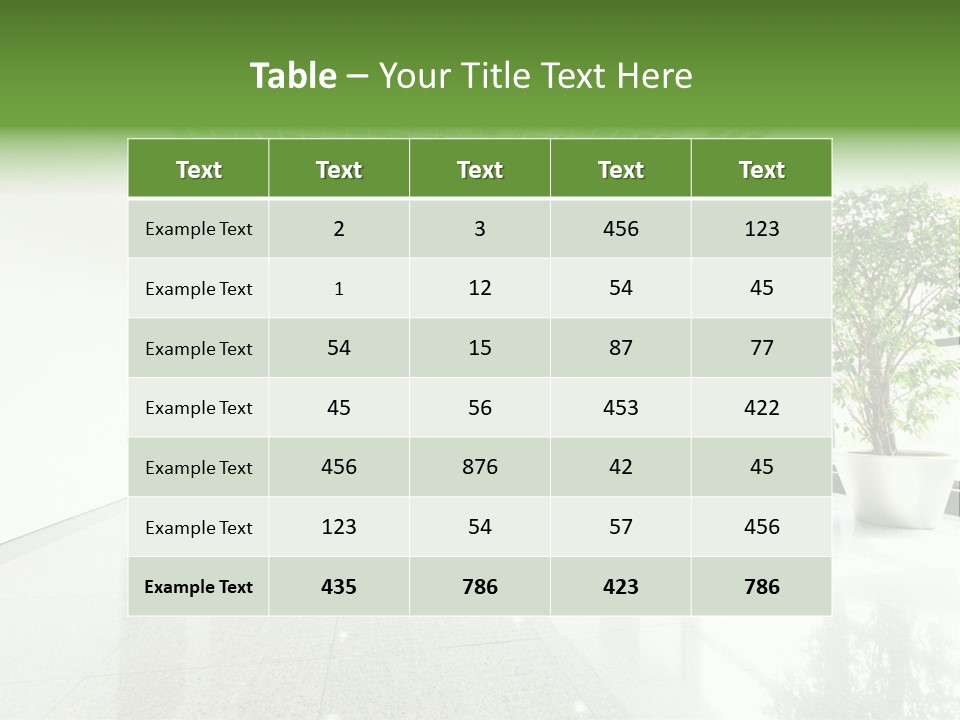 Waiting Empty Perspective PowerPoint Template