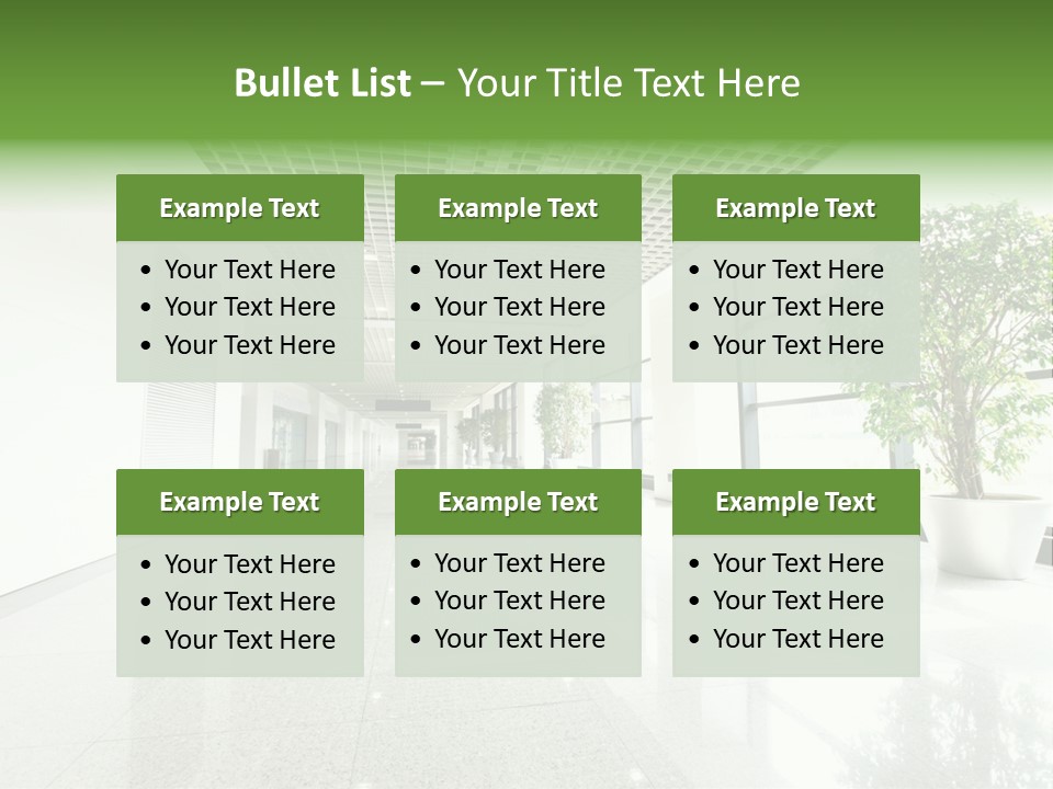 Waiting Empty Perspective PowerPoint Template