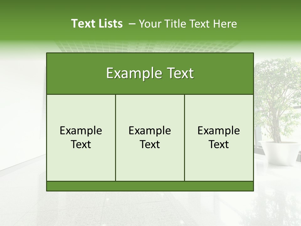 Waiting Empty Perspective PowerPoint Template