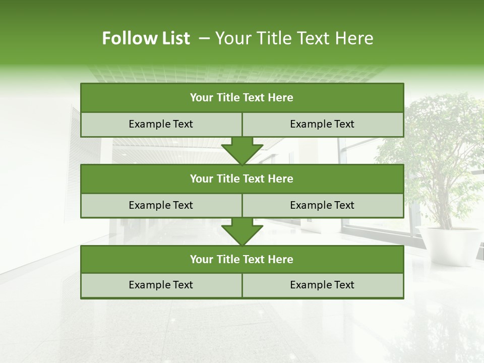 Waiting Empty Perspective PowerPoint Template