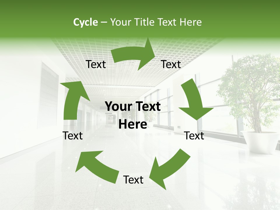 Waiting Empty Perspective PowerPoint Template