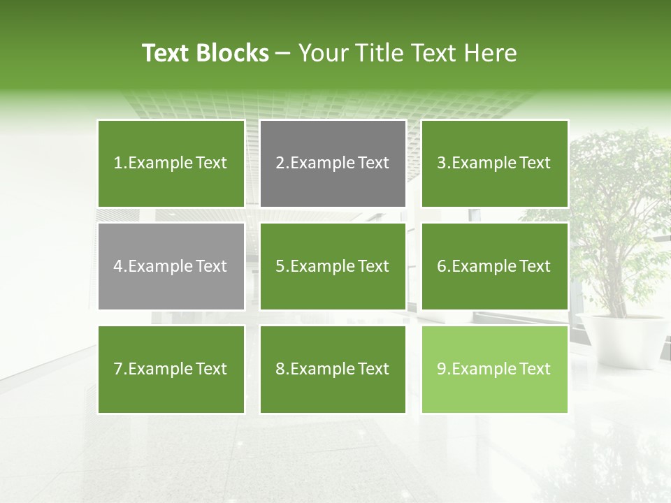 Waiting Empty Perspective PowerPoint Template