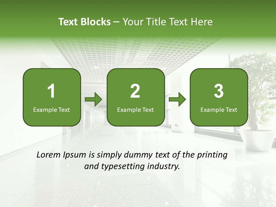 Waiting Empty Perspective PowerPoint Template