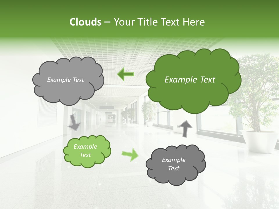 Waiting Empty Perspective PowerPoint Template