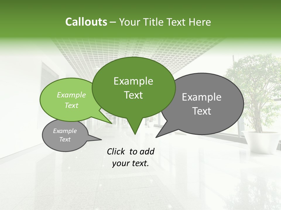 Waiting Empty Perspective PowerPoint Template