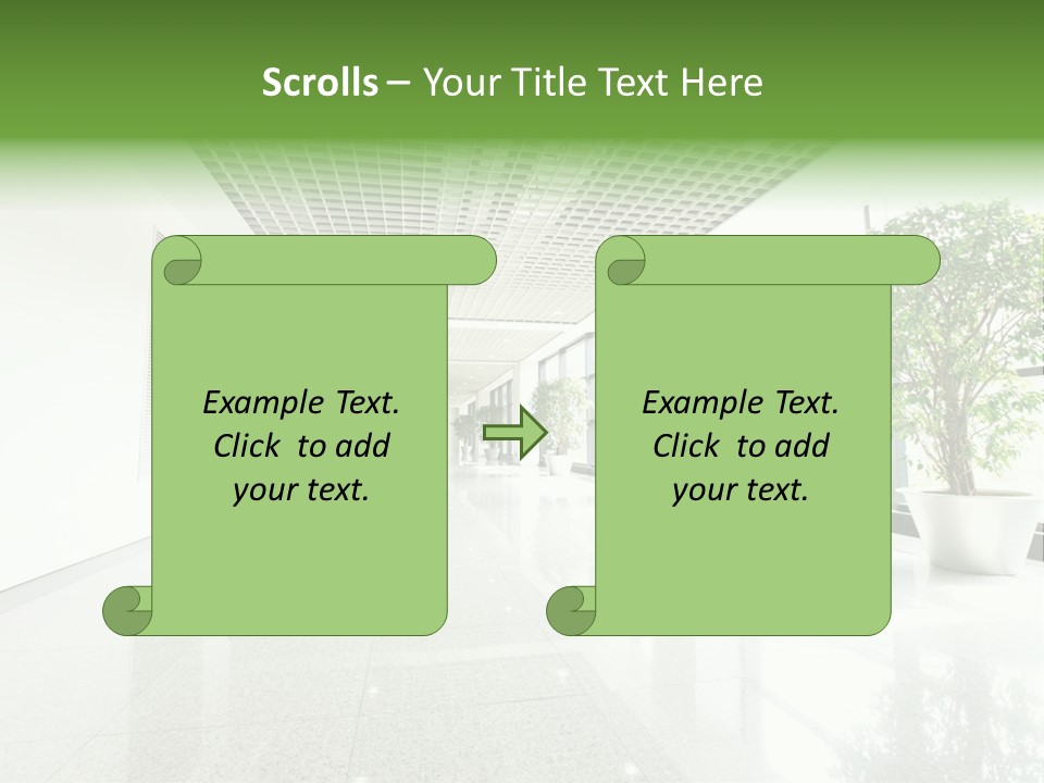 Waiting Empty Perspective PowerPoint Template