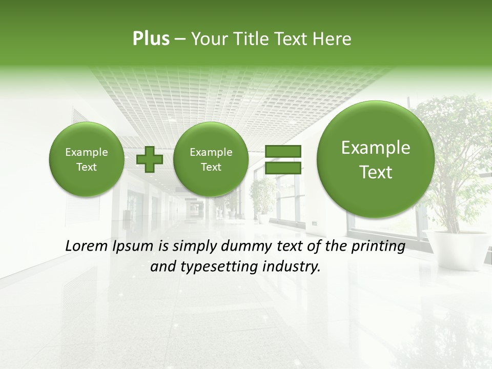 Waiting Empty Perspective PowerPoint Template