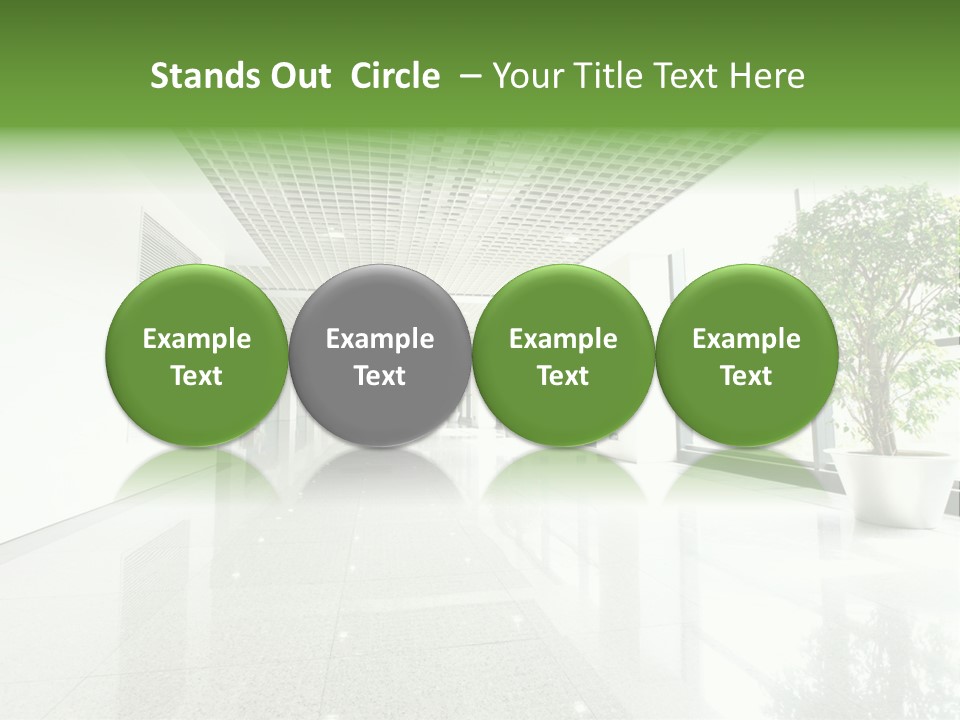 Waiting Empty Perspective PowerPoint Template