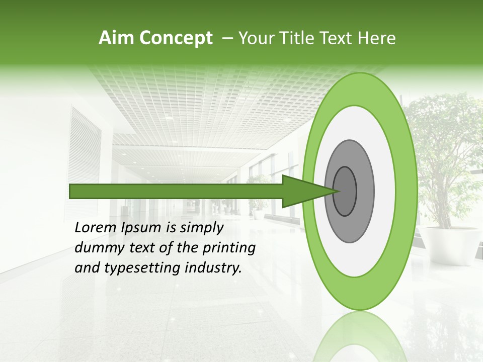 Waiting Empty Perspective PowerPoint Template