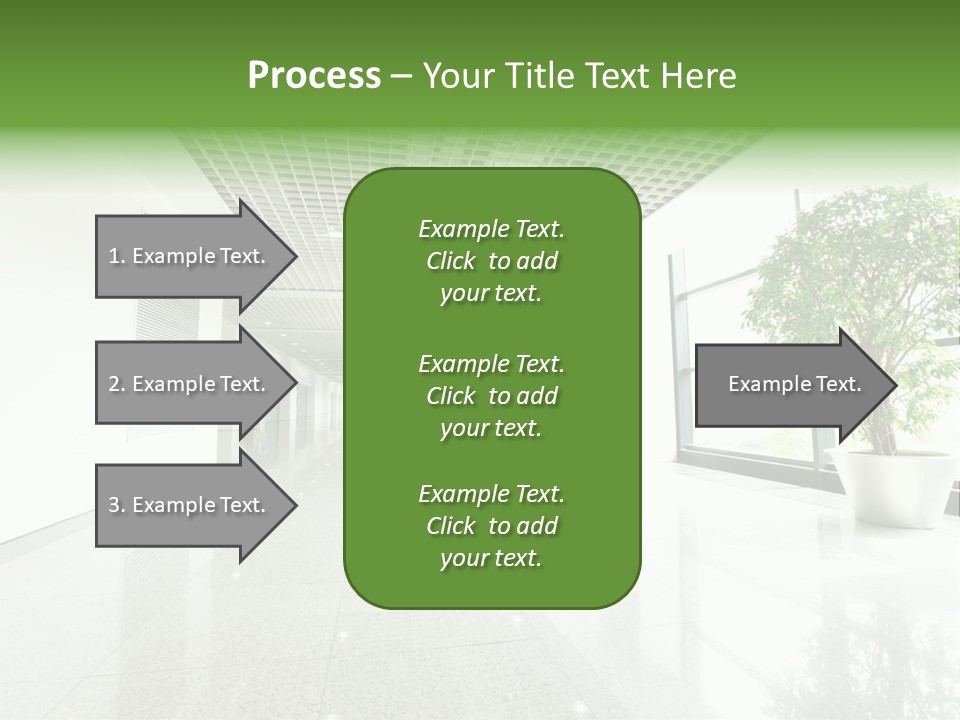 Waiting Empty Perspective PowerPoint Template