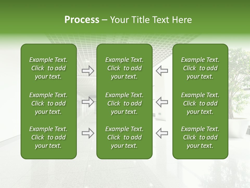 Waiting Empty Perspective PowerPoint Template