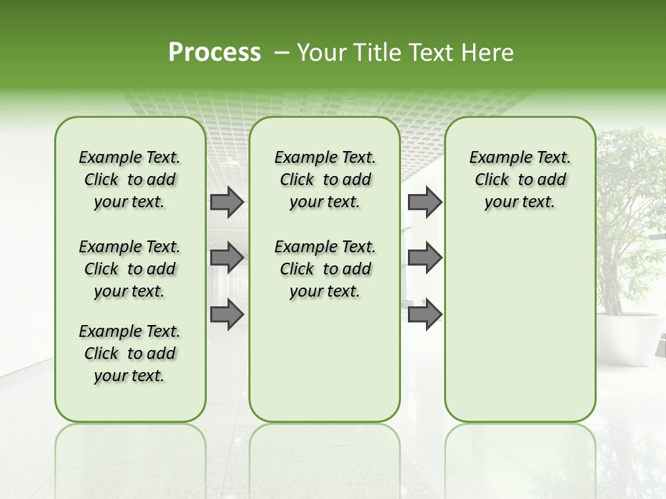 Waiting Empty Perspective PowerPoint Template