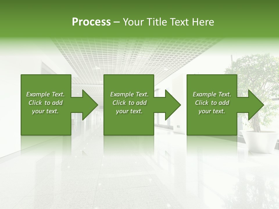 Waiting Empty Perspective PowerPoint Template