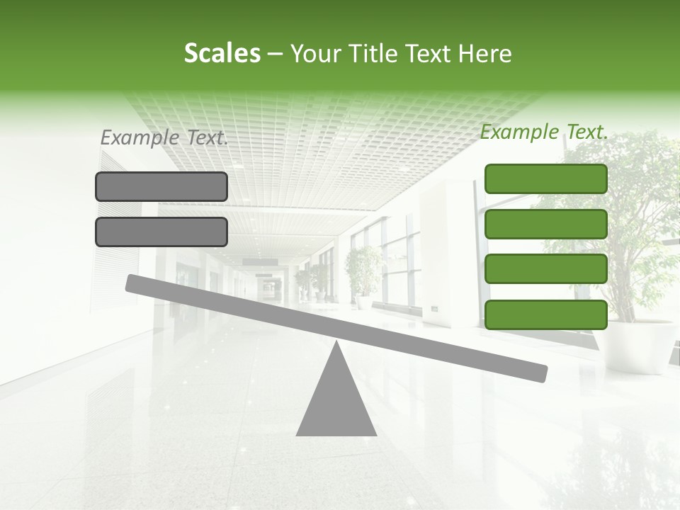 Waiting Empty Perspective PowerPoint Template