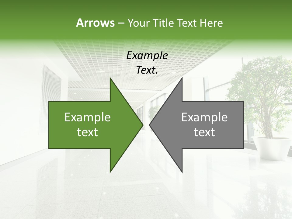 Waiting Empty Perspective PowerPoint Template