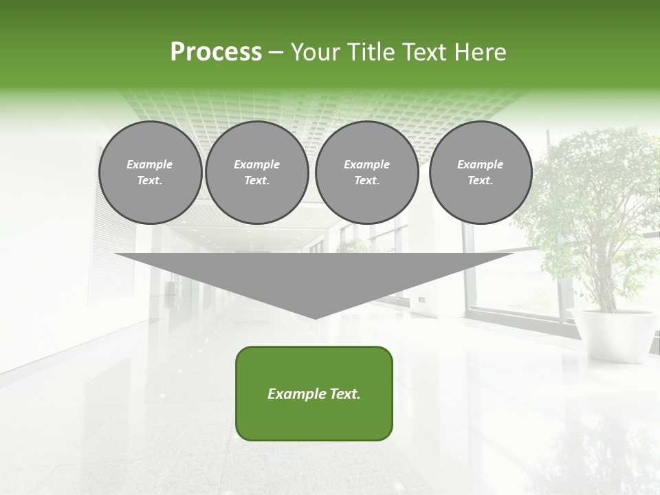 Waiting Empty Perspective PowerPoint Template