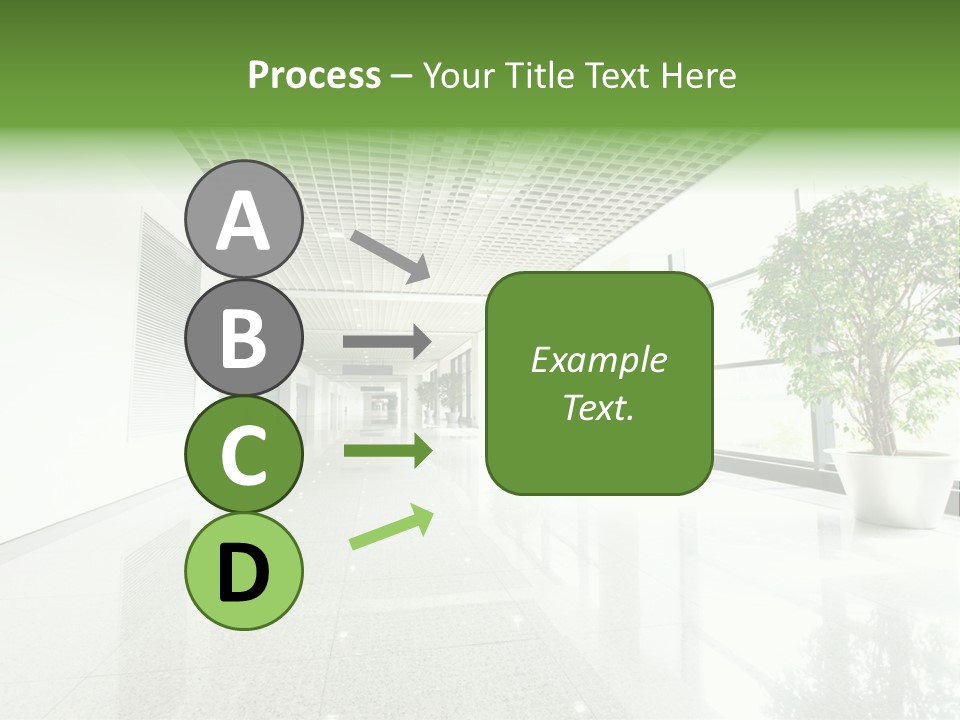 Waiting Empty Perspective PowerPoint Template