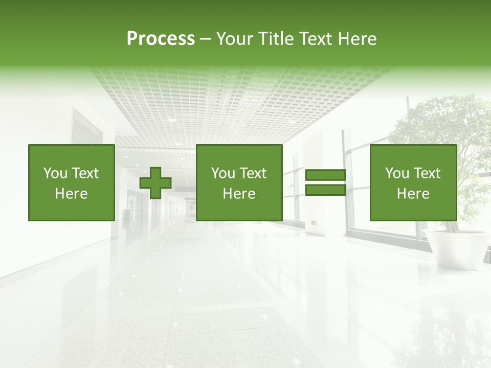 Waiting Empty Perspective PowerPoint Template