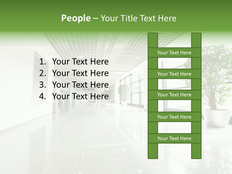 Waiting Empty Perspective PowerPoint Template