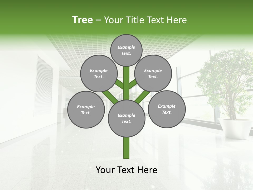 Waiting Empty Perspective PowerPoint Template