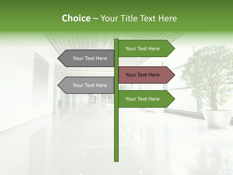 Waiting Empty Perspective PowerPoint Template