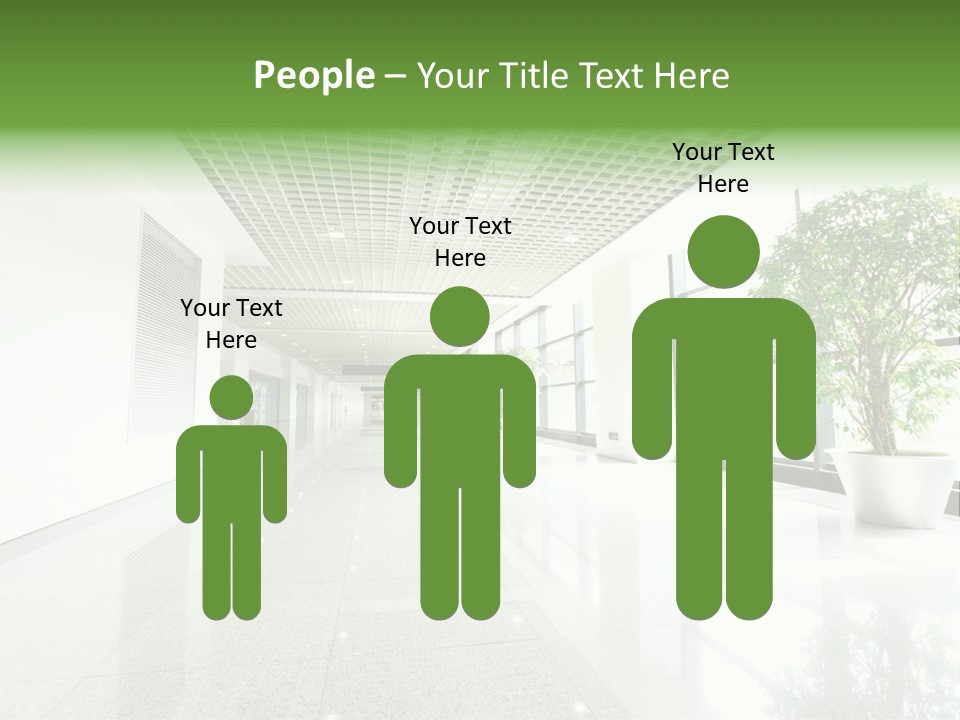 Waiting Empty Perspective PowerPoint Template