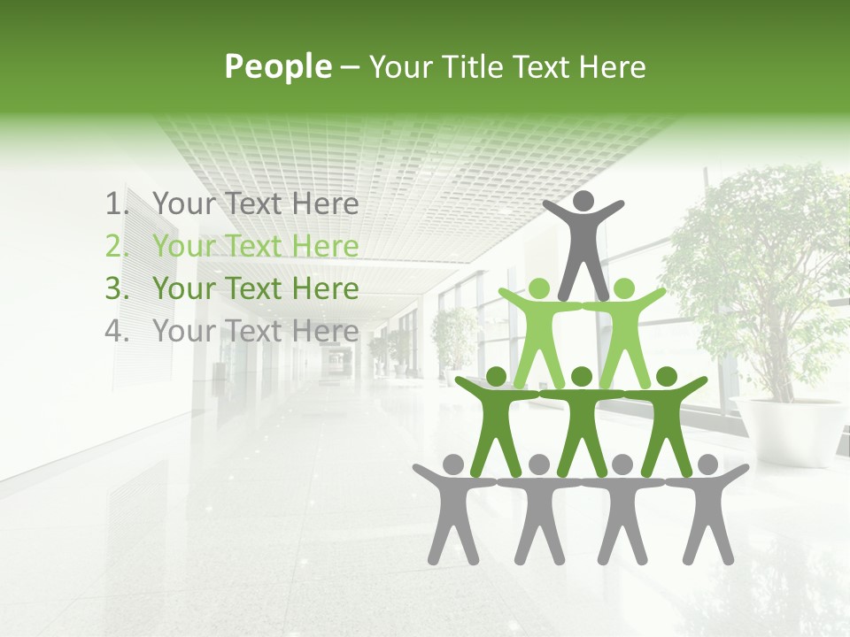 Waiting Empty Perspective PowerPoint Template