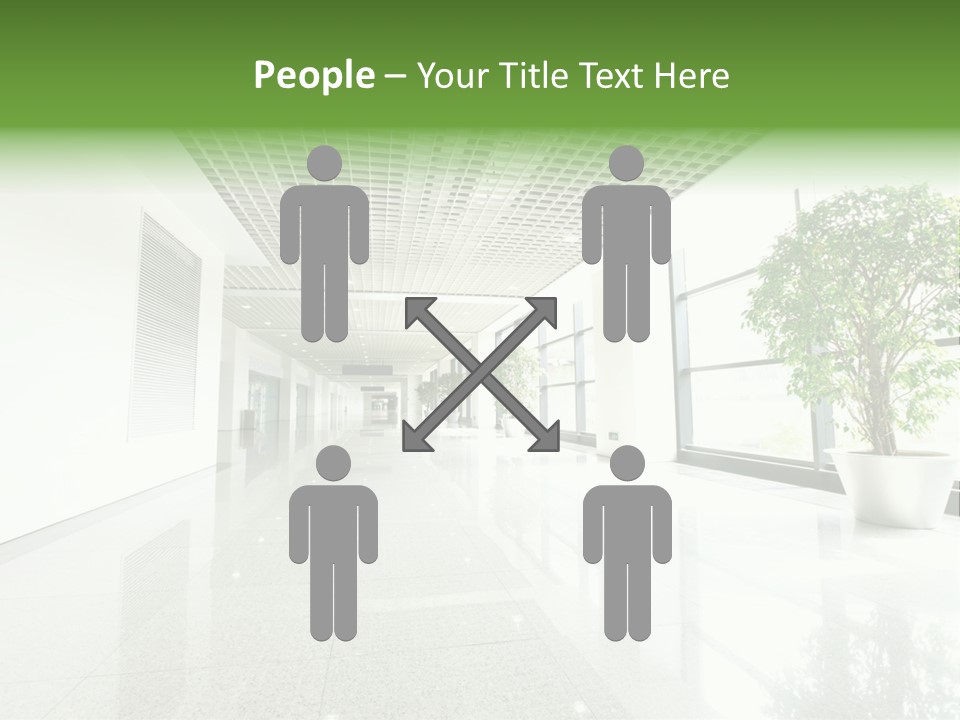 Waiting Empty Perspective PowerPoint Template