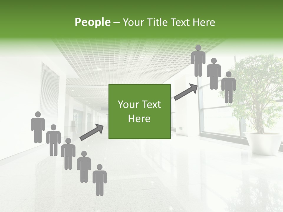 Waiting Empty Perspective PowerPoint Template