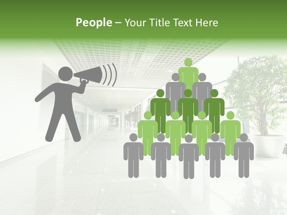 Waiting Empty Perspective PowerPoint Template