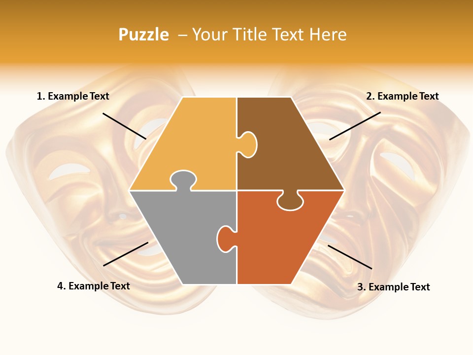 Comedy Smile Folded PowerPoint Template