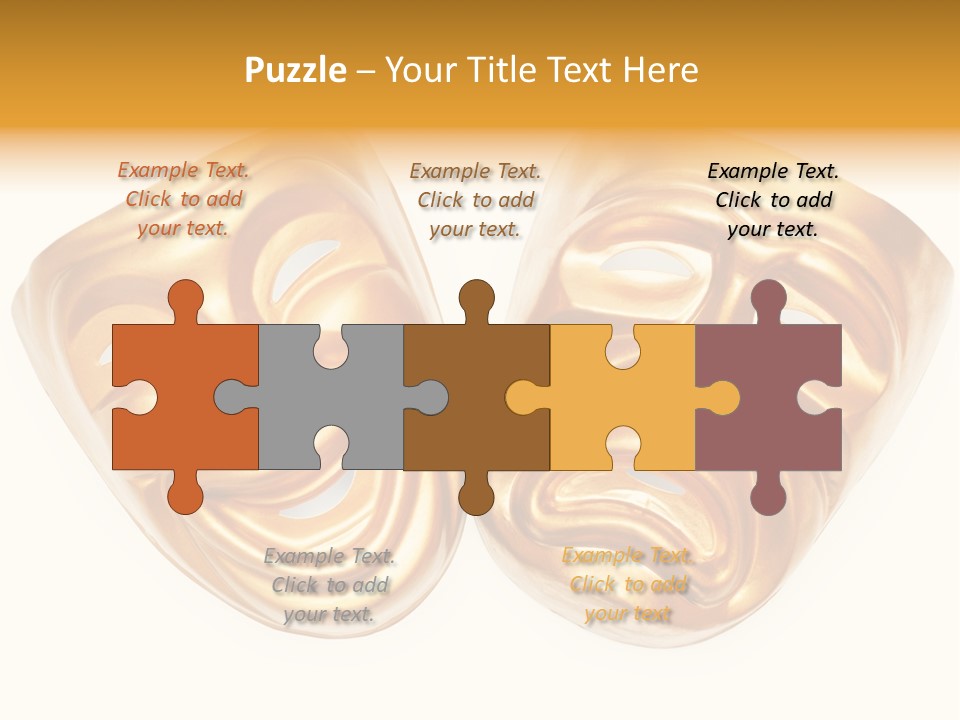 Comedy Smile Folded PowerPoint Template