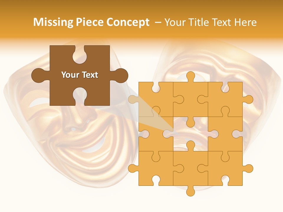 Comedy Smile Folded PowerPoint Template