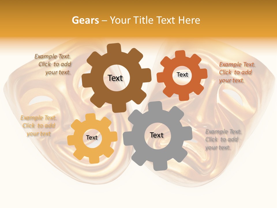 Comedy Smile Folded PowerPoint Template