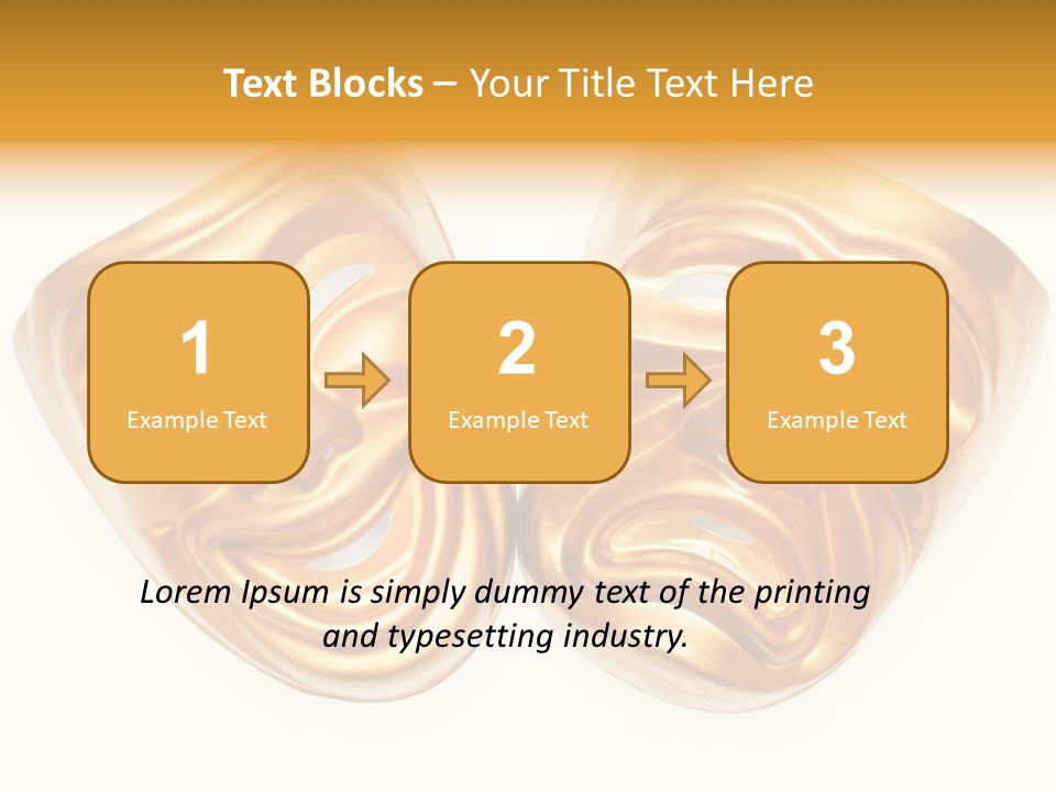 Comedy Smile Folded PowerPoint Template