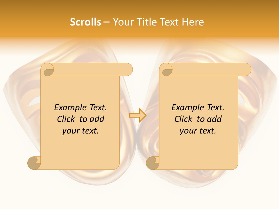 Comedy Smile Folded PowerPoint Template