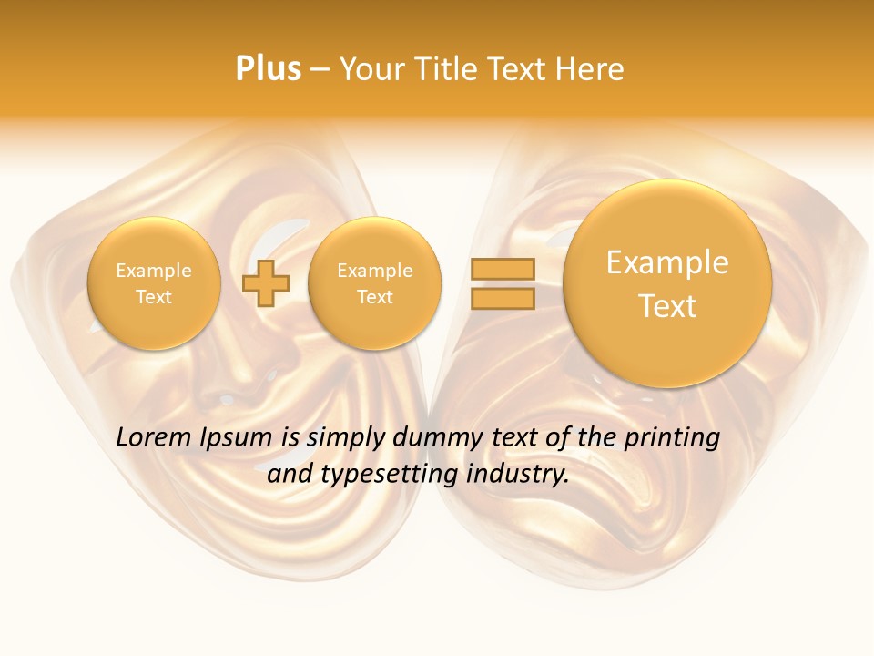 Comedy Smile Folded PowerPoint Template